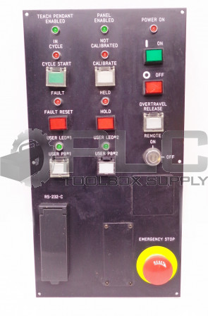 FANUC OPERATORS PANEL A05B-2051-C121 w/ A20B-1003-0041/02B CONTROL BOARD
