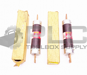 LOT OF 2 NEW FUSETRON FRS-R-200 DUAL ELEMENT TIME DELAY FUSE FRS-R200 FRS-R 200