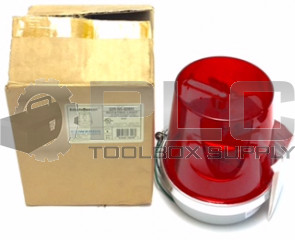 NEW EDWARDS 52R-N5-40WH ROTATING LIGHT 40 WATT HALOGEN LAMP 120VAC 50/60HZ .35AMP RED