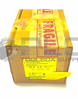 NEW SQAURE D FAL34015 CIRCUIT BREAKER 15AMP 3POLE 480VAC W/LUGS