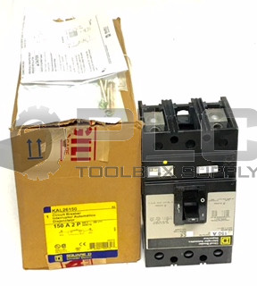 NEW SQUARE D KAL26150 CIRCUIT BREAKER 150 A 2 P 600V 50/60HZ