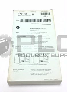 NEW ALLEN BRADLEY 1771N2 SERIES A EMPTY SLOT FILLER CARD
