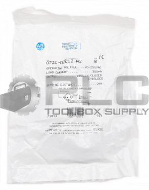 NEW SEALED ALLEN BRADLEY 872C-A2C12-A2 SER B INDUCTIVE PROXIMITY SENSOR