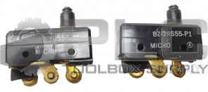 LOT OF 2 NEW MICRO SWITCH BZ-2RS55-P1 LIMIT SWITCH 15AMP 125/250/480VAC