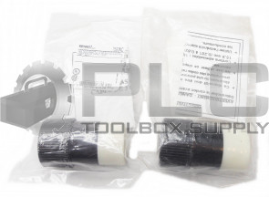 LOT OF 2 NEW BRYANT 7593NC LOCKING MIDGET CONNECTOR NYLON 15A 125V 