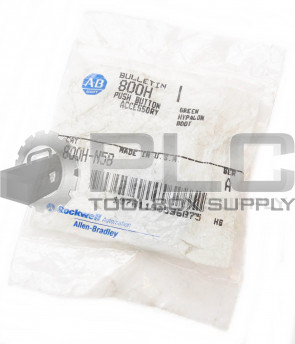 NEW SEALED ALLEN BRADLEY 800H-N5B PUSH BUTTON BOOT 30MM GREEN 800HN5B