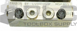 NEW LUBRIQUIP TRABON MANZEL MSP-40S DIVIDER VALVE