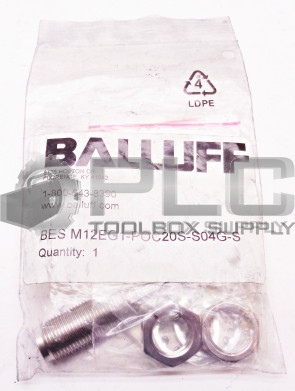 NEW BALLUFF BES M12EG1-POC20S-S04G-S INDUCTIVE SENSOR CONNECTOR
