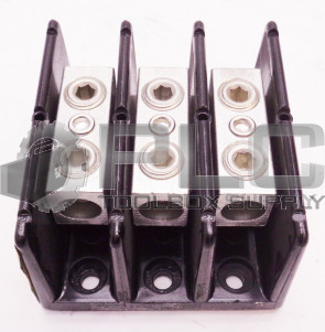 NEW BUSSMAN 16204-3 POWER DISTRIBUTION BLOCK 175AMP 600V 3POLE