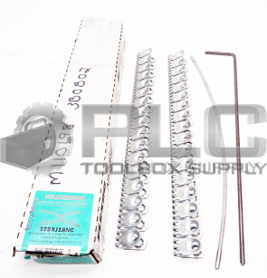 NEW FLEXCO 375XJ18NC HINGED BELT FASTENER INCOMPLETE SET MISSING NUTS AND BOLTS