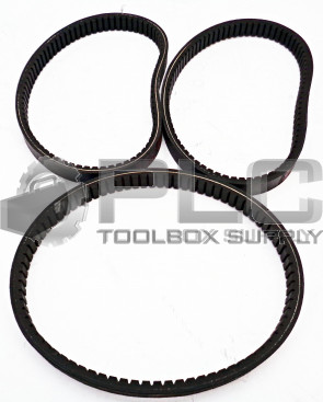 NEW LOT OF 3 JASON INDUSTRIAL INC. 1426V298 VARIABLE SPEED COG BELT