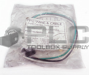 NEW TPC WIRE & CABLE 84300 3 PIN MALE RECEPTACLE