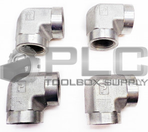 NEW LOT OF 4 PARKER M0714 1 1/4" ID ELBOW FITTING