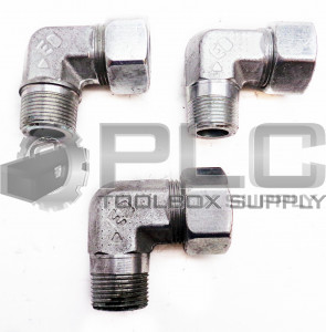 NEW LOT OF 3 PARKER 22-L DE E0 7/8" ID ELBOW FITTING