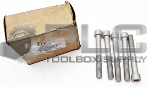 LOT OF 5 NEW ARMOR COAT UST236002 1/2"-13 x 4" ALLOY STEEL SOCKET HEAD CAP SCREW