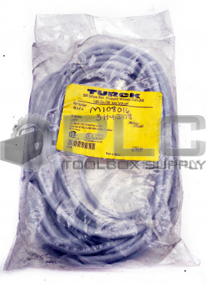 NEW TURCK RK 4.4T-6 EUROFAST MOLDED CORDSET U2177