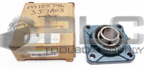 NEW DODGE F4B-SC-107 4 BOLT FLANGE BEARING 1-7/16" 124208 R115/2457