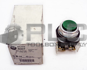 NEW ALLEN BRADLEY 800T-B1A SERIES T EXTENDED HEAD PUSH BUTTON GREEN