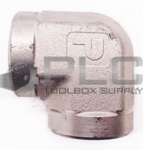 LOT OF 4 NEW PARKER 1-1/2" TO 1-1/2" NPT THREADED FEMALE CAST IRON 90° ELBOW