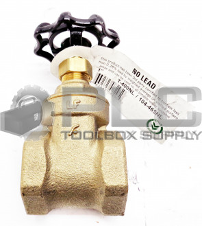 NEW LEGEND VALVE 104-465NL 1" BRASS GATE VALVE
