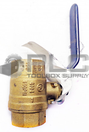 NEW NIBCO TFP600A 1" FEMALE THREADED BALL VALVE