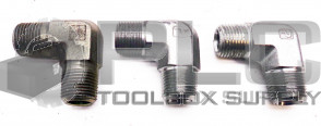 LOT OF 3 NEW PARKER 1/2" 90° MALE THREADED ELBOW FITTING