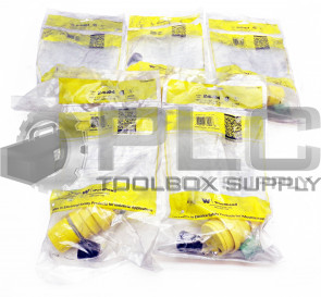 LOT OF 5 NEW WOODHEAD 24W04 WATERTITE 15 AMP 125V LOCKING PLUG