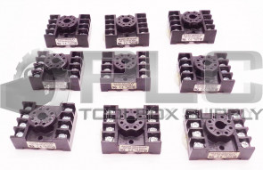 LOT OF 9 NEW ALLEN BRADLEY 700-HN125 /A RELAY SOCKETS 10A 300V