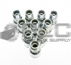 LOT OF 10 NEW PARKER 10143-12-12 HYDRAULIC HOSE FITTING