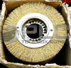 KENT 6123499-014B 11.81" OD X 24" B/F 3 1/4" AH W/ 1/2" X 1/4" DEBURRING BRUSH