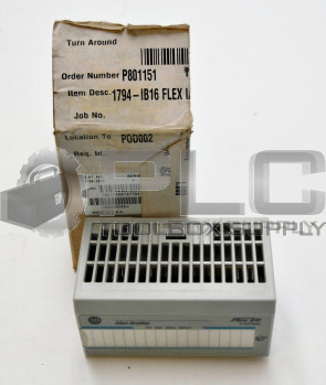 NEW ALLEN BRADLEY 1794-IB16 SER /A INPUT MODULE 16 POINT