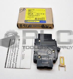 NEW SQUARE D QOU125 CIRCUIT BREAKER