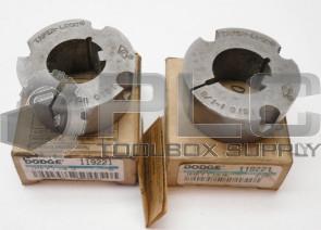 LOT OF 2 NEW DODGE 119221 BUSHING 1610 X 1 1/8-IK