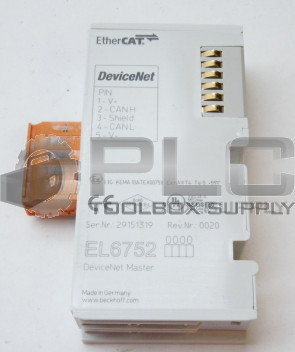 BECKHOFF EL6752 0000 DEVICENET MASTER TERMINAL