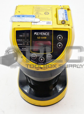 KEYENCE SZ-04M SAFETY LASER SCANNER 9.5W 24VDC 60MS 