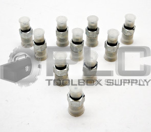 LOT OF 10 NEW BRENNAN 6400-06-04-O FITTING O-RING STRAIGHT 64000604O 06MJ-04MORB