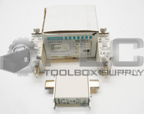 BOX OF 3 NEW SIEMENS 3NA3 824 FUSE LINK LV HRC 80AMP 500VAC 250VDC
