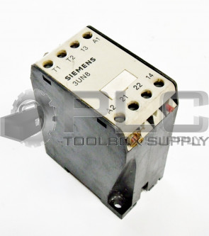 SIEMENS 3UN8-003 CONTACTOR 3POLE W/AUXILIARY 120V 50/60HZ / 3UN8 003
