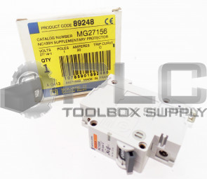 NEW SQUARE D MERLIN GERIN 20 AMP 240V 1 POLE CIRCUIT BREAKER DIN MG27156 89248