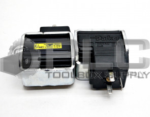 LOT OF 2 PARKER CAS 115D CARTRIDGE SOLENOID COIL 115VAC 18W 