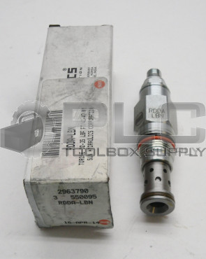NEW SUN HYDRAULICS RDDA-LBN RELIEF VALVE DIRECT-ACTING 350BAR 95L/MIN