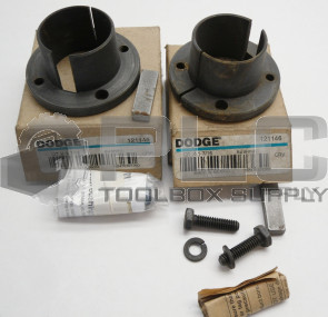 LOT OF 2 NEW DODGE 121146 QT X 1-7/16 BUSHING
