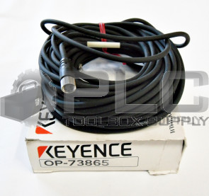 NEW KEYENCE OP-73865 CABLE M8 STRAIGHT PVC 10M LENGTH