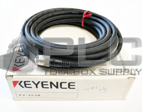 NEW KEYENCE PJ-VC5R RECEIVER CONNECTOR CABLE 16.4FT / 5 METERS