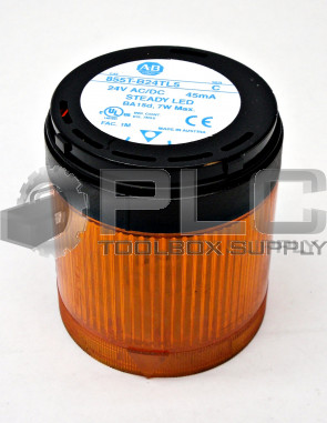 ALLEN BRADLEY 855T-B24TL5 /C STACK LIGHT AMBER LED 855T-B24TL5 SER.C