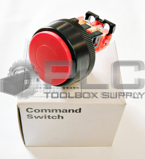 NEW FUJI AR30M3R-01R PUSH BUTTON RED