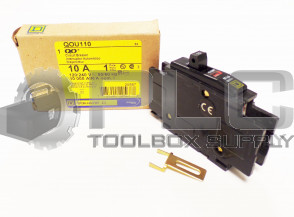 NEW SQUARE D QOU110 CIRCUIT BREAKER 10 AMP 1 POLE 120/240 