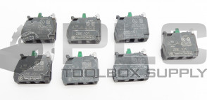 LOT OF 7 NEW TELEMECANIQUE ZBE-101 CONTACT BLOCK ZBE101 