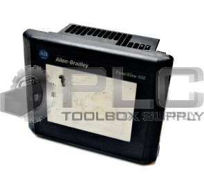 ALLEN BRADLEY 2711-T6C8L1 /B PANELVIEW 600 OPERATOR INTERFACE SCREEN **READ**