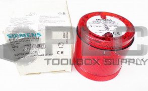 NEW SIEMENS 8WD4340-0CB STROBE LIGHT 115V RED
